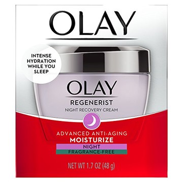 [Hàng Mỹ] Kem dưỡng ban đêm tái tạo da ngừa lão hóa Olay Regenerist Night Recovery Cream Face Moisturizer (48g)