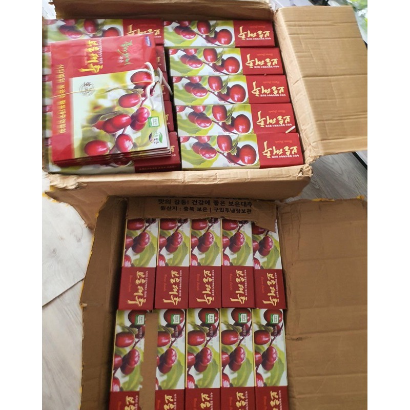 TÁO ĐỎ BOEUN JUJUBE HÀN QUỐC FULL BOX 1KG