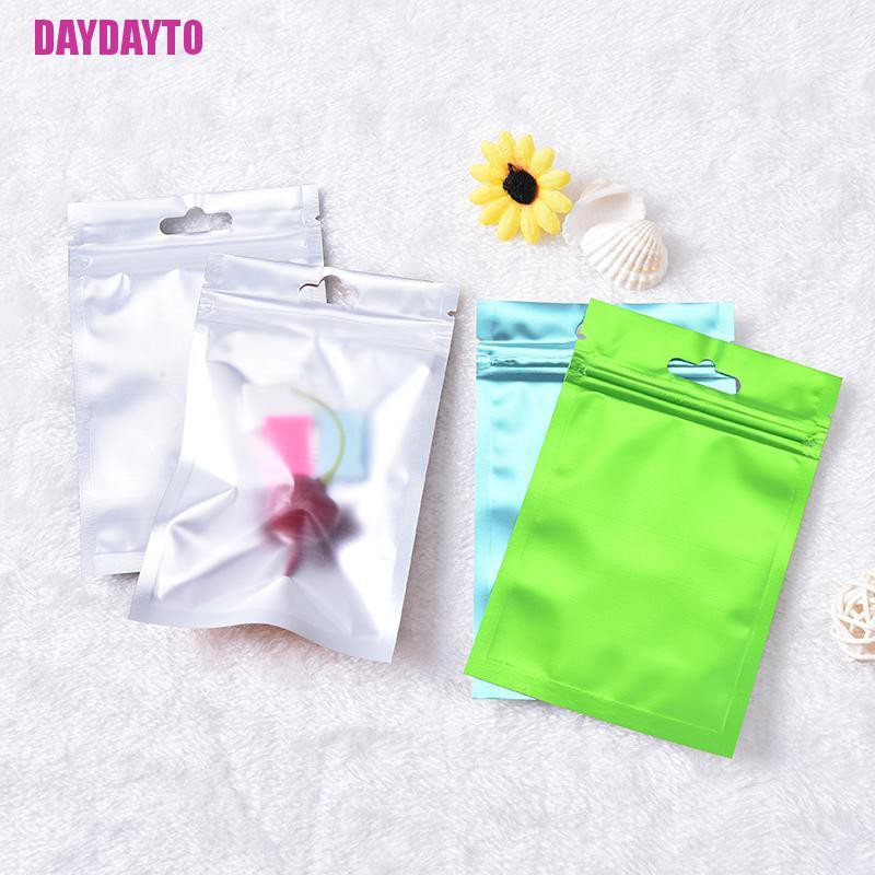 [DAYDAYTO] Set 10 Túi Giấy Nhôm Phẳng Đựng Hoa Tulip Tự Dính