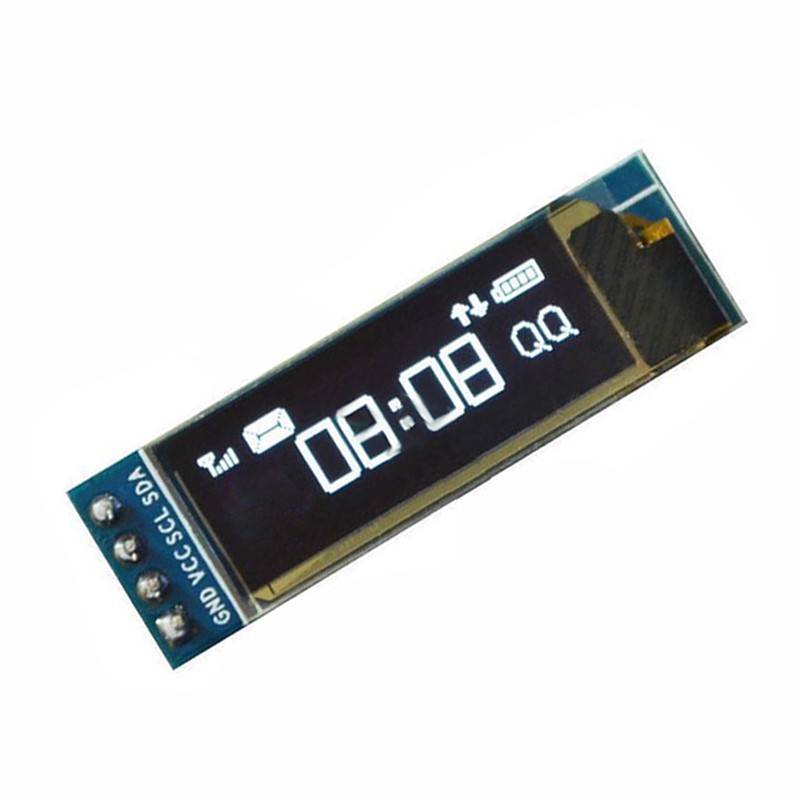 0.96 Inch SPI Serial 128X64 OLED LCD Display SSD1306 for 51 STM32 Arduino Font Color Yellow and Blue with 0.91 Inch IIC I2C SPI 128X32 White OLED LCD Display ule for Arduino PIC