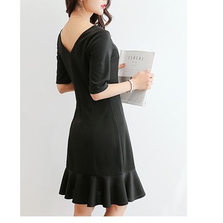 Đầm công sở đuôi cá