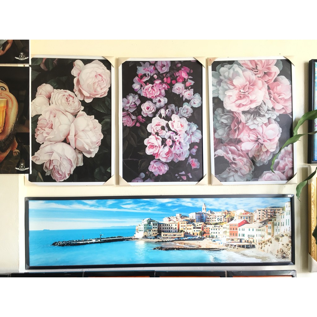 tranh hoa hồng chỉ 300k 1 bức