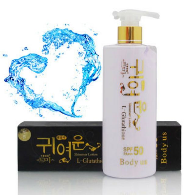 KEM DƯỠNG TRẮNG DA LOTION L-GLUTATHIONE HÀN QUỐC BODY US SPF 50 PA+++