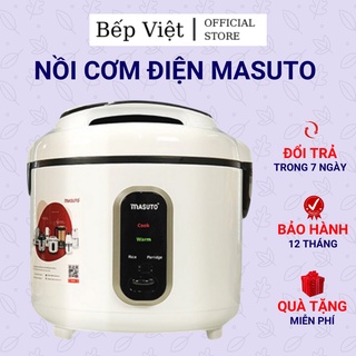 Nồi cơm điện tử lòng niêu chống dính Masuto 1.8L công nghệ Nhật Bản