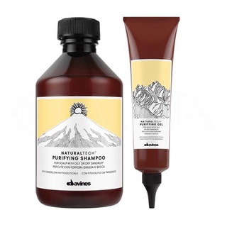 ✅[Davines_chính hãng] Combo dầu gội và gel dành cho tóc gàu DAVINES PURIFYING Shampoo