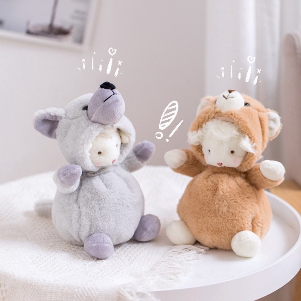 Thú Nhồi Bông Hình Chú Cừu Đáng Yêu