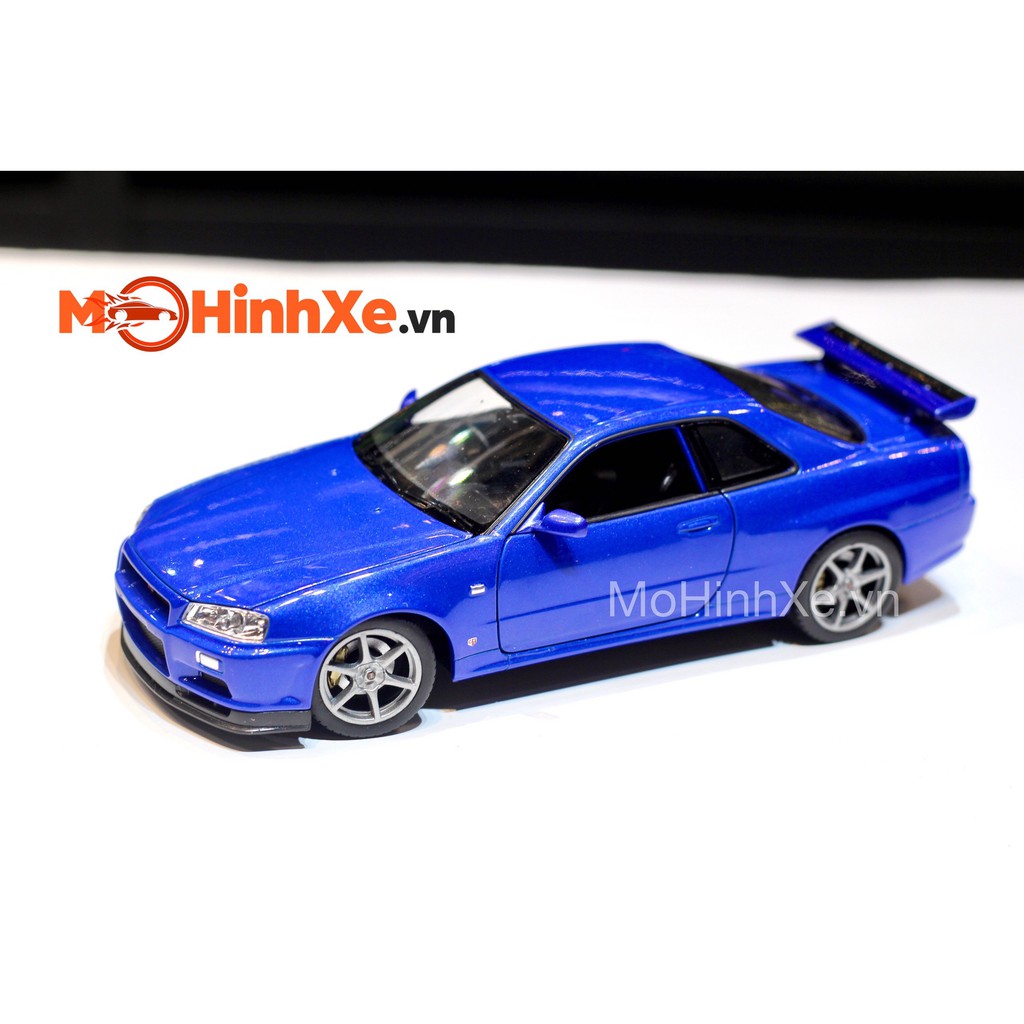 MÔ HÌNH XE NISSAN SKYLINE GT-R (R34) 1:24 WELLY