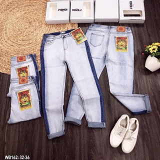 Quần jean dài 2 màu siêu chất 32-36