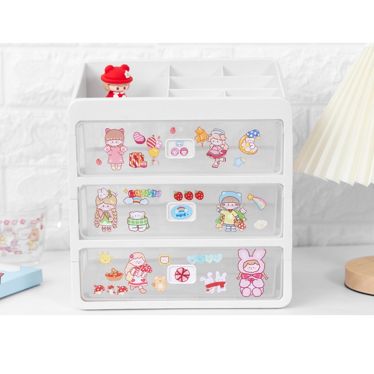 Sticker trong suốt không thấm nước - trang trí điện thoại , laptop, tablet mũ bh , sổ tay , vật dụng ...
