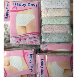 5 chiếc quần lót giấy cao cấp Happy Days hàng cao cấp 3XL