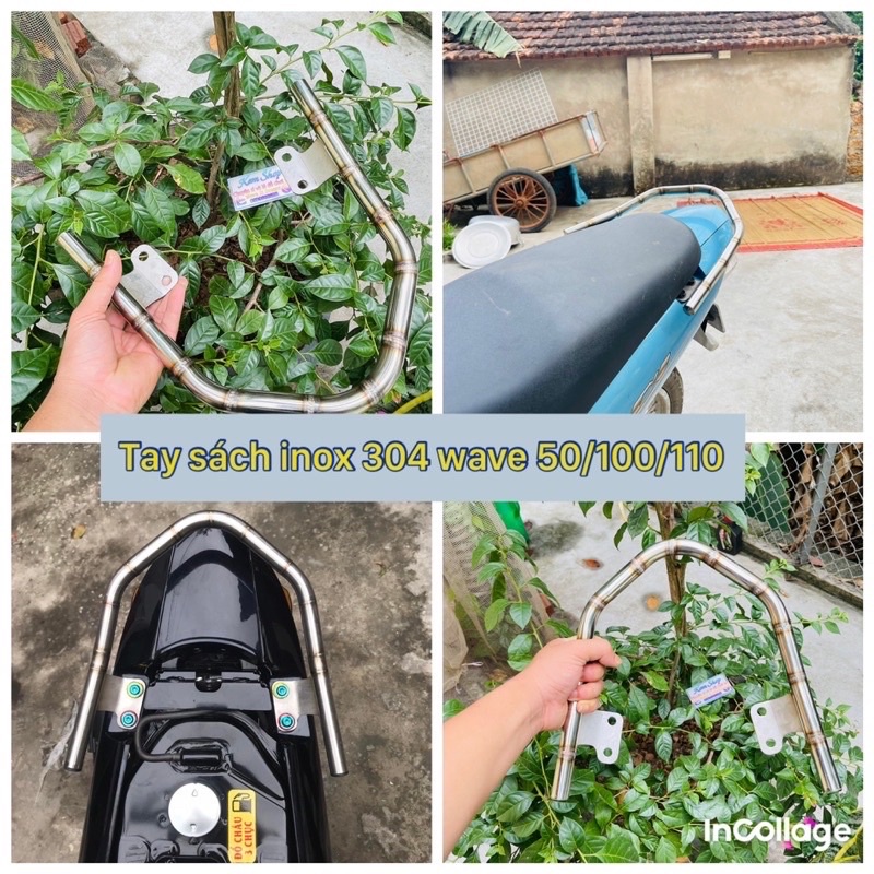 Tay Sách inox 304 Wave 50/100/110 Phom Nhọn cực chất.