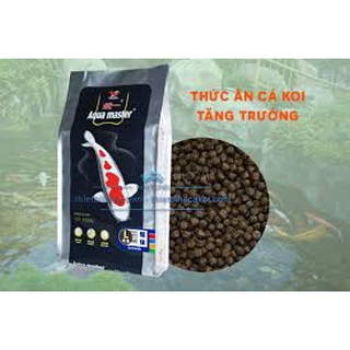 [TẶNG VI SINH] Cám Aquamaster 10 kg dành cho cá koi-Thức ăn cao cấp cho cá  tăng trọng, cân bằng, lên màu