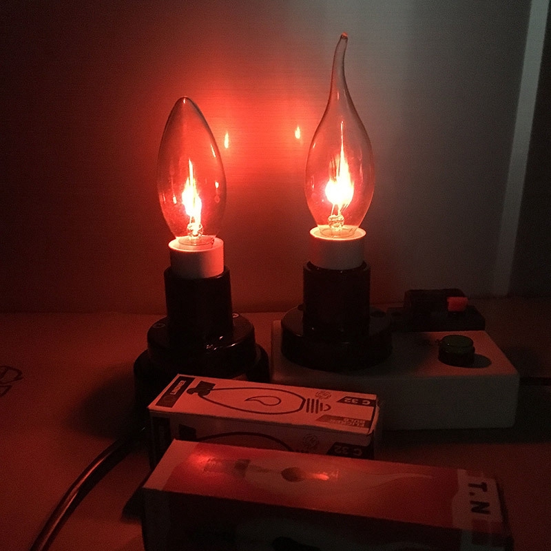 Bóng đèn led e14 / e27 hình ngọn lửa trang trí tiệc
