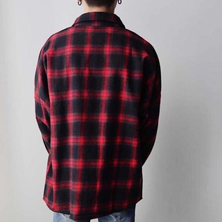 ÁO SƠ MI FLANNEL CARO ĐỎ