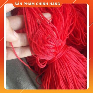 500g DÂY DÙ ĐỎ LÀM VÒNG TAY CÁC LOẠI SIZE 1mm