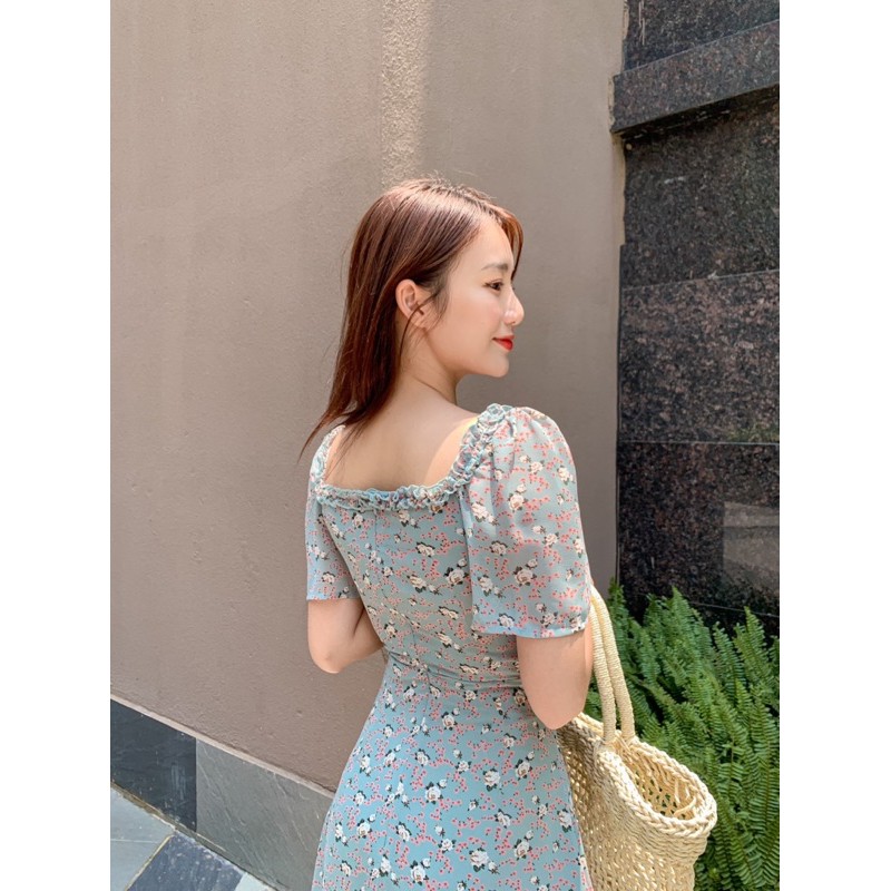 Đầm HERA - đầm hoa dáng midi