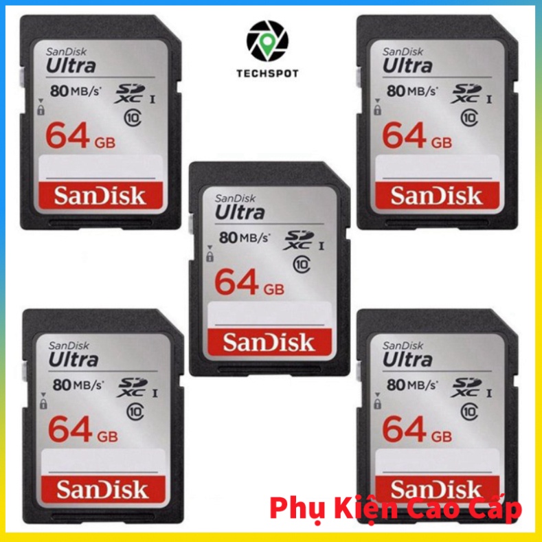 [XẢ KHO] Thẻ Nhớ 64Gb Sdxc Ultra Plus 80Mb/S Class 10 Uhs 1 - Bh 5 Năm
