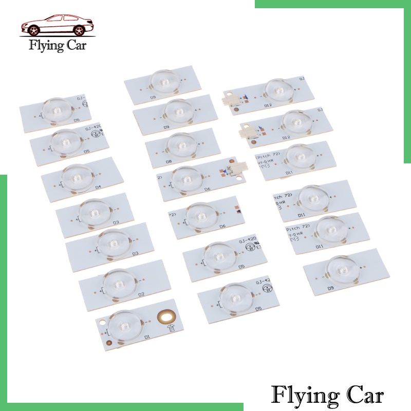 [giá giới hạn] 20pc 6V SMD Lamp Beads with Optical Lens Fliter for 32-65 inch LED TV Repair | BigBuy360 - bigbuy360.vn