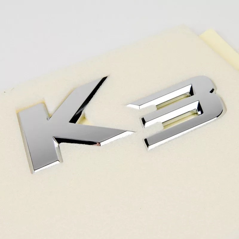 Logo tem K3 2.0 dán thân xe KIA CERATO hàng xịn chính hãng