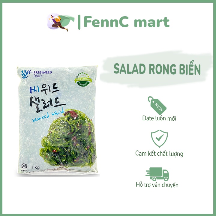 Salad rong biển ăn liền rong biển tươi trộn mè salad hijiki salad 7 vị Fresiweed 110g 200g 1kg - FENNC - NOW SHIP