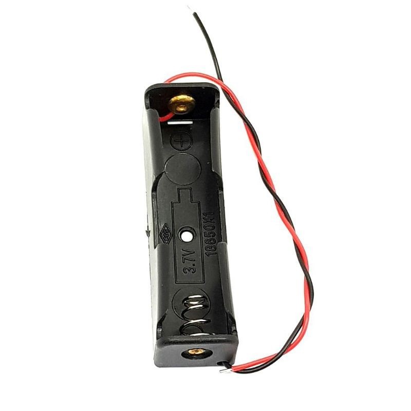 Đế Gắn Cell Pin Có Lò Xo 18650 / 1Cell