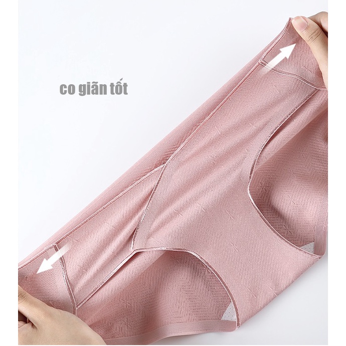 Quần Lót Bầu Cotton Cao Cấp Cạp V Đũng Lụa Kháng Khuẩn - Quần Lót Bầu Cạp Chéo Siêu Co Dãn LB615