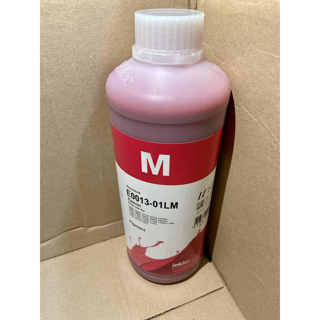 Mực in dầu Pigment Epson Inktec Hàn Quốc 1 Lít - giá tính trên 1 chai