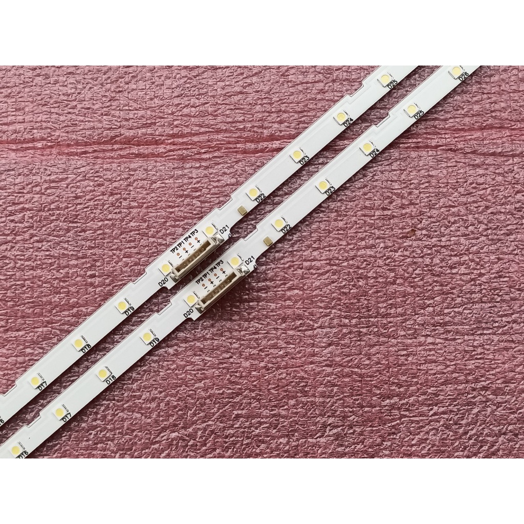 THANH LED TIVI SAMSUNG 55NU7100 55NU7200 55NU7300 55NU7090 55RU7200 55N5500 MỚI BỘ 2 THANH, MỖI 40 BÓNG 6V, DÀI 59,7cm