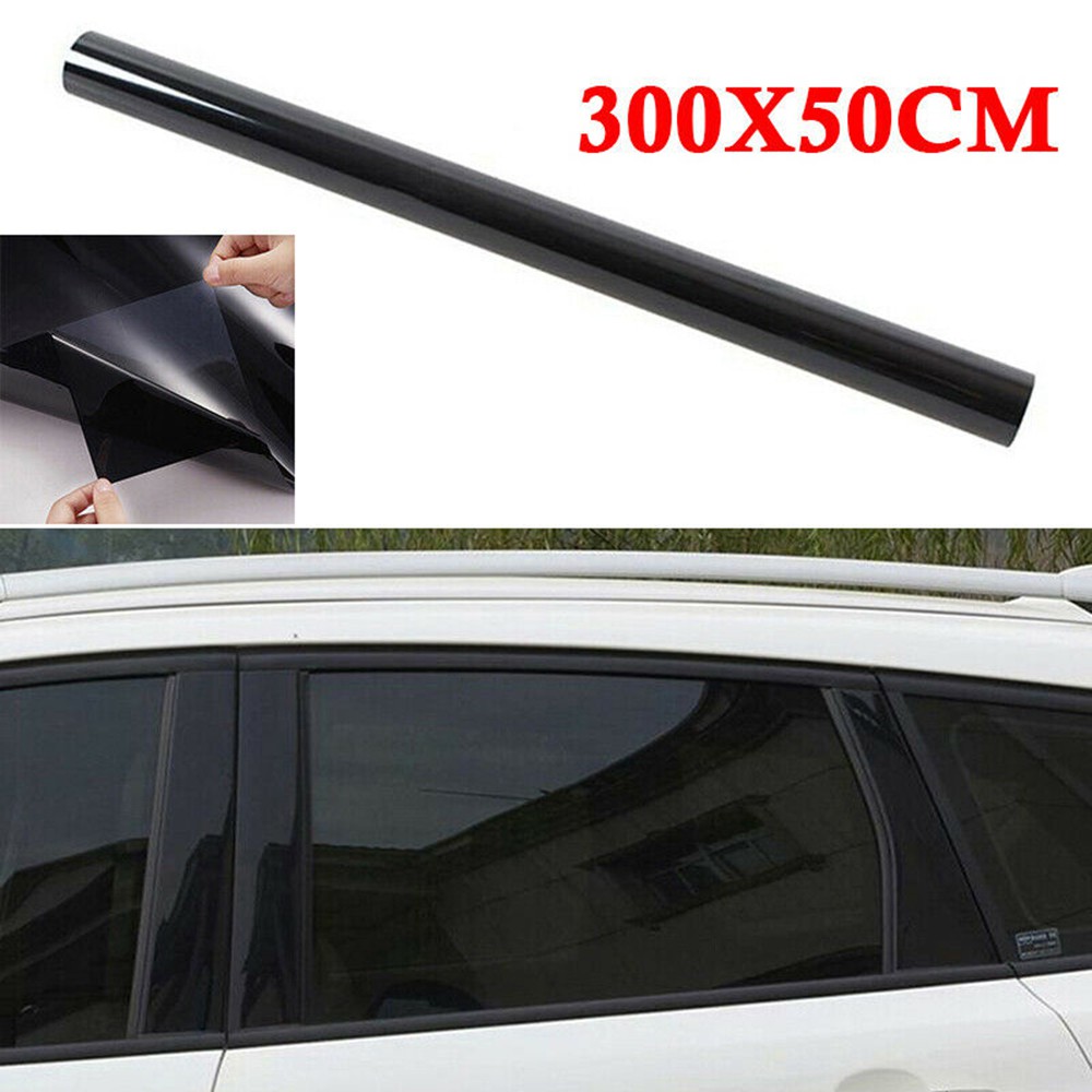 Solar film auto glass explosion-proof sunscreen insulation black car window film roof film plus pearl cotton rod