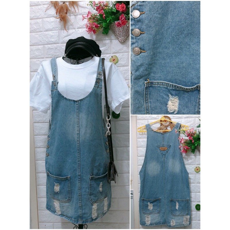 Yếm jean yếm bò thần thánh dưới 60 kg | BigBuy360 - bigbuy360.vn