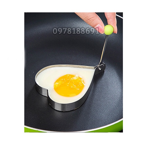Khuôn Chiên Trứng Tạo Hình Bằng Thép Không Gỉ