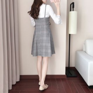 (Thanh lý nghỉ bán) Set váy áo kẻ caro