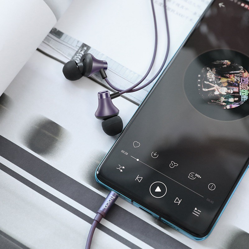 Tai nghe dây có mic HOCO M74 chính hãng có hộp đựng