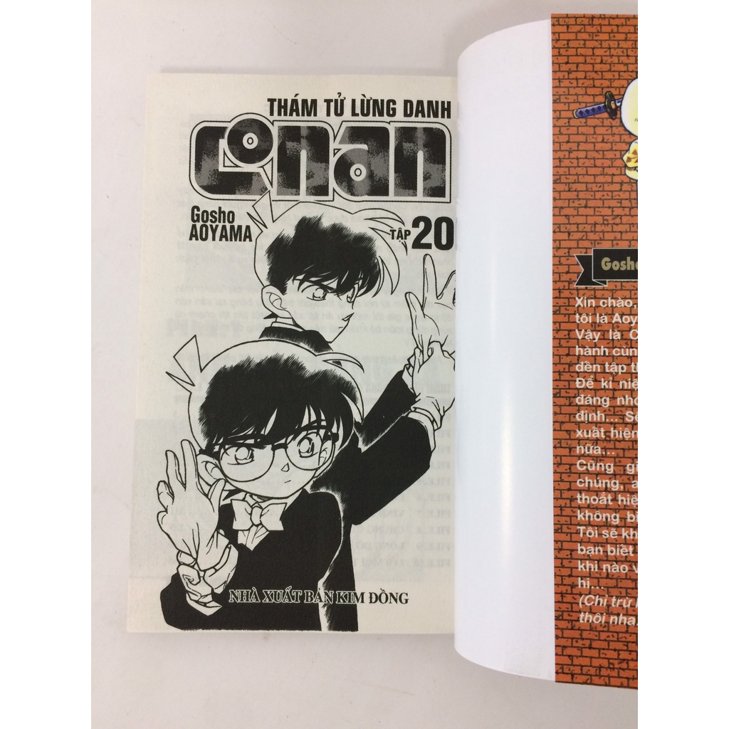Sách - Thám tử lừng danh Conan - Tập 20