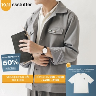 Áo khoác nam vải khaki cao cấp SSStutter Youngster jacket