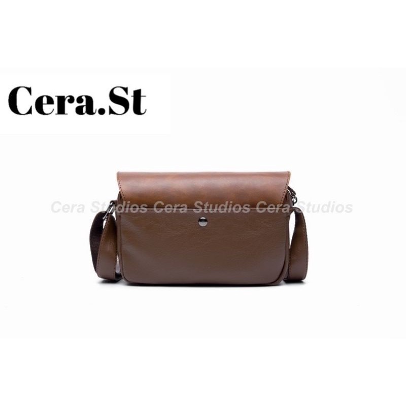 Túi đeo chéo da nam nữ thời trang da PU cao cấp tiện lợi CR002