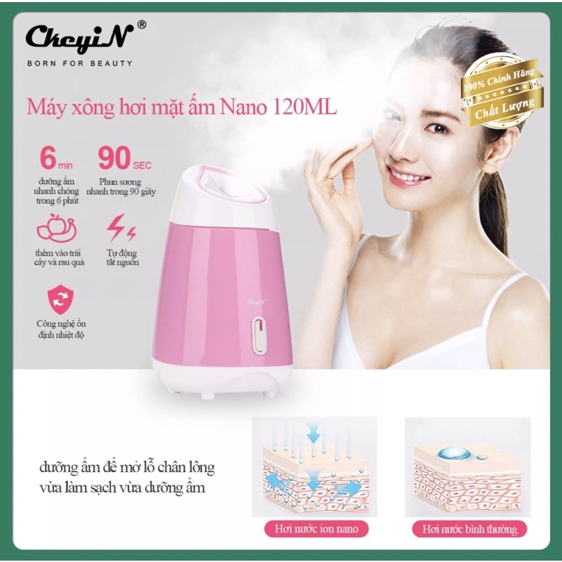 Máy xông mặt CkeyiN (hàng sẵn, giao ngay)