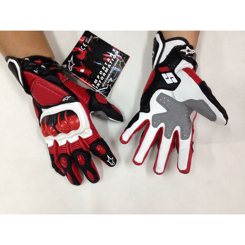 Găng Tay Da Lái Xe Mô Tô Alpinestars S1