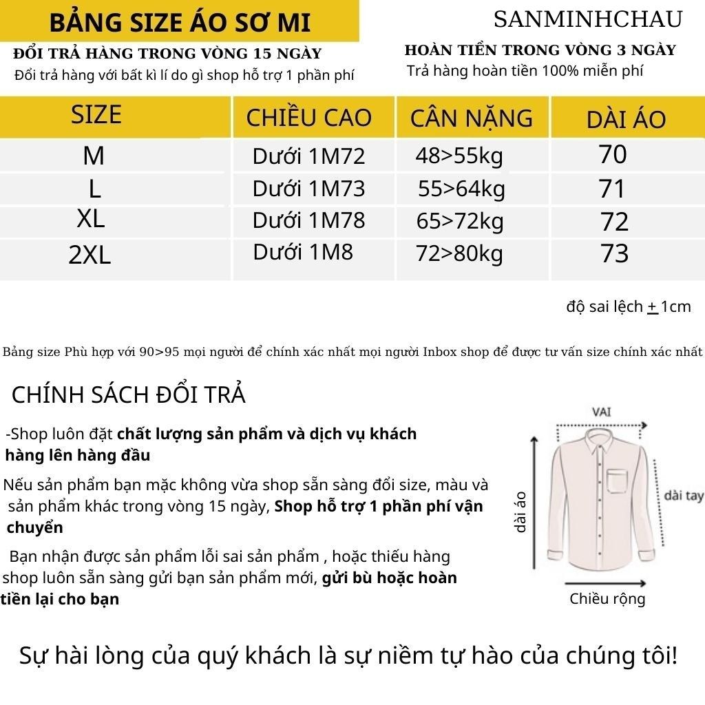 Áo Sơ Mi Sanminhchau Áo Sơ Mi Nam Dấu Khuy Chất Lụa Hàn Phong Cách Hàn Quốc Basic Dễ Phối Đồ Asm41 | BigBuy360 - bigbuy360.vn