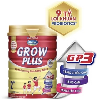 Sữa bột vinamilk Grow Plus đỏ 1+,2+ ( hộp thiếc 900g)