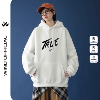 Áo hoodie unisex WIND form rộng nam nữ nỉ BASIC thời trang thu đông oversize ulzzang thumbnail