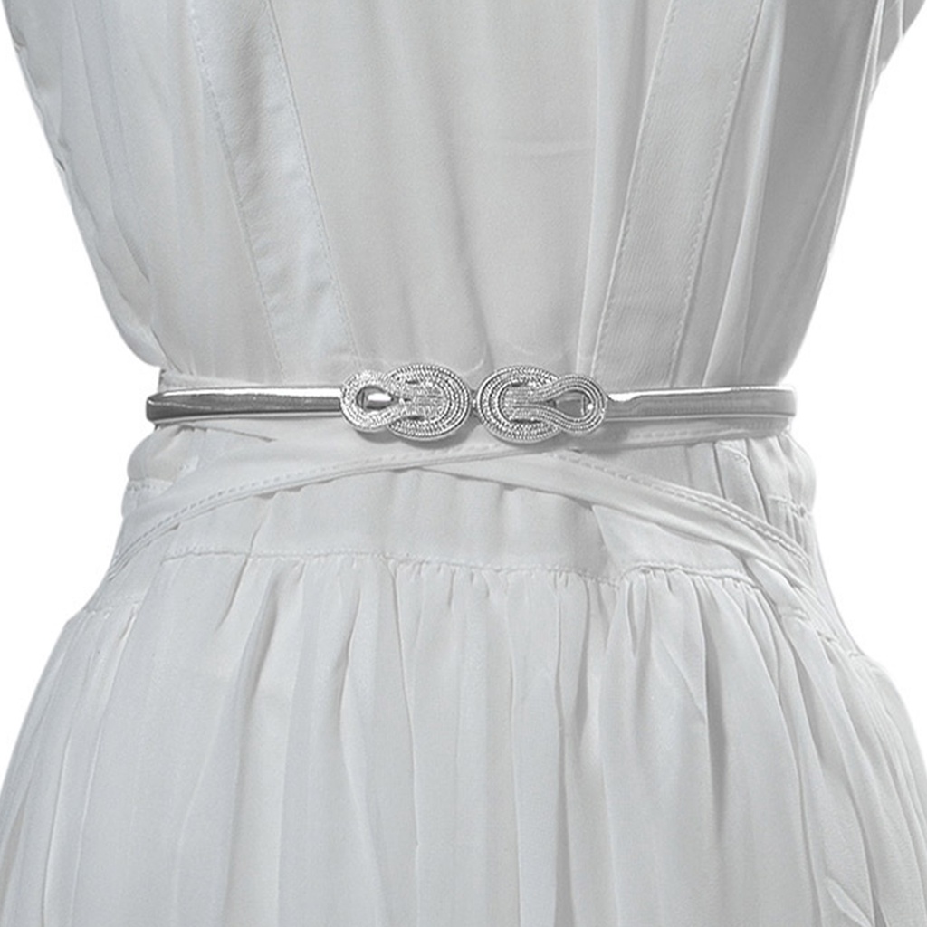 Thắt Lưng Co Giãn Phối Kim Loại Mỏng 1 Kiểu Cho Cô Dâu