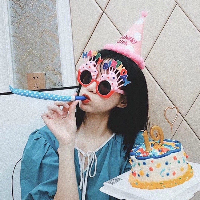 (Hot trend) Kính mắt Happy Birthday dễ thương đạo cụ chụp hình hot nhất hiện nay, trang trí sinh nhật, party