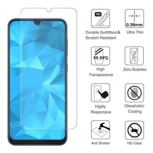 kính cường lực samsung galaxy A30s (trong suốt)