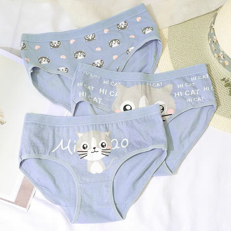 [CHE TÊN 100%] Quần Chíp Mèo Xanh LA01 Quần Lót Nữ Cute Chất Cotton Quảng Châu Cao Cấp Sexy Xịn Đẹp La.an Store | BigBuy360 - bigbuy360.vn