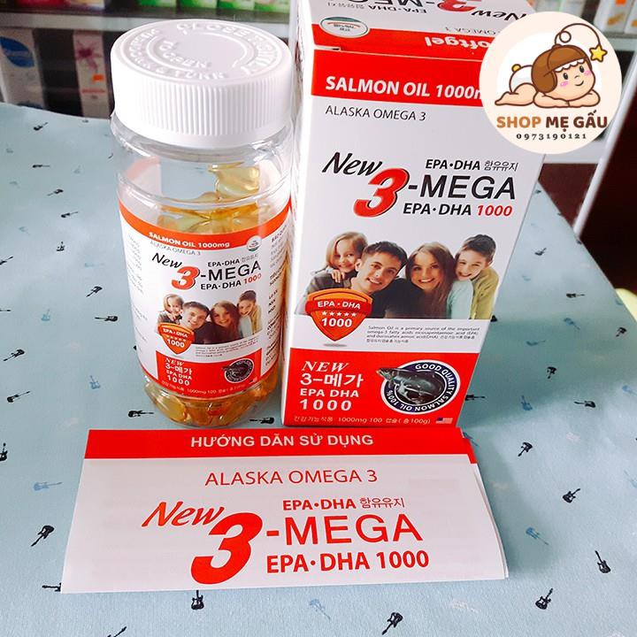 Viên uống bổ mắt New 3 Mega hộp 100 viên | Thế Giới Skin Care