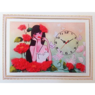 Tranh thêu ruy băng