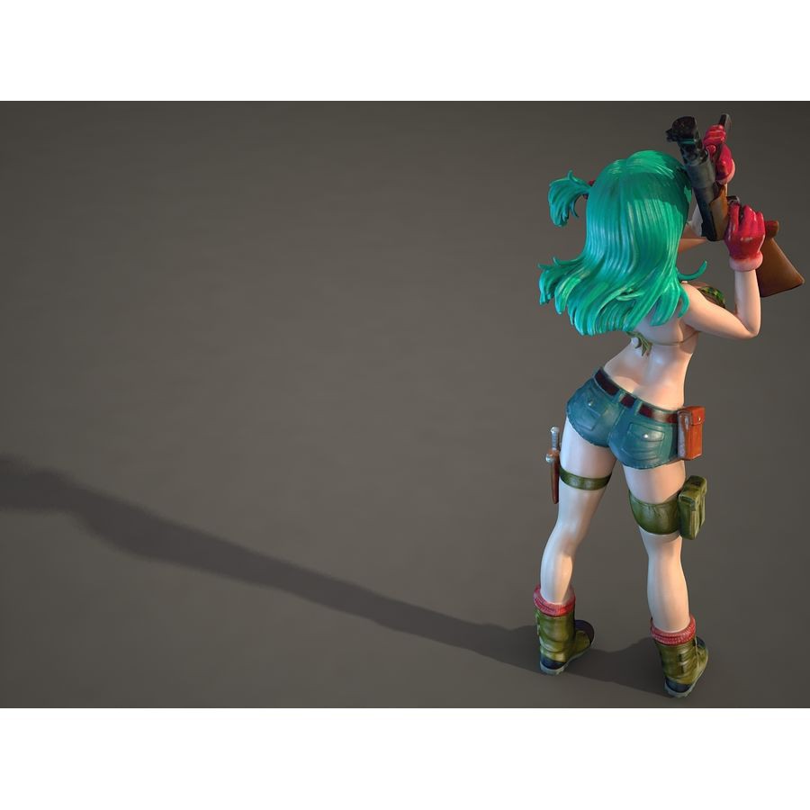 Mô hình đồ chơi Dragon Ball - Bulma Công nghệ in 3d 👽ĐỘC QUYỀN👽Sản xuất thủ công (TÙY BIẾN KÍCH THƯỚC)