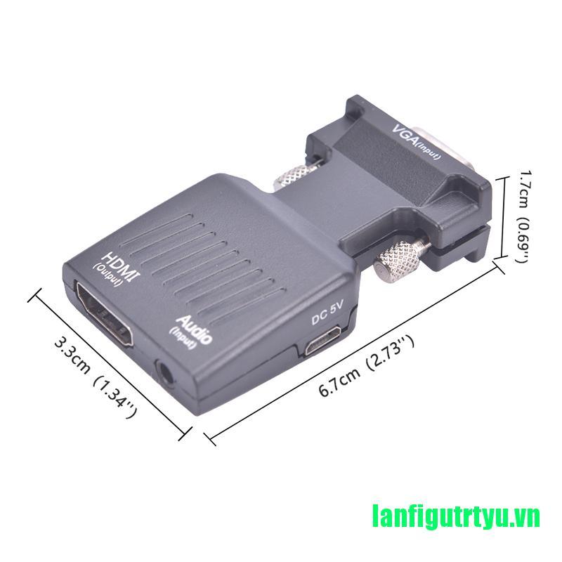 Đầu Chuyển Đổi Vga Sang Hdmi Kèm Cáp Âm Thanh | BigBuy360 - bigbuy360.vn