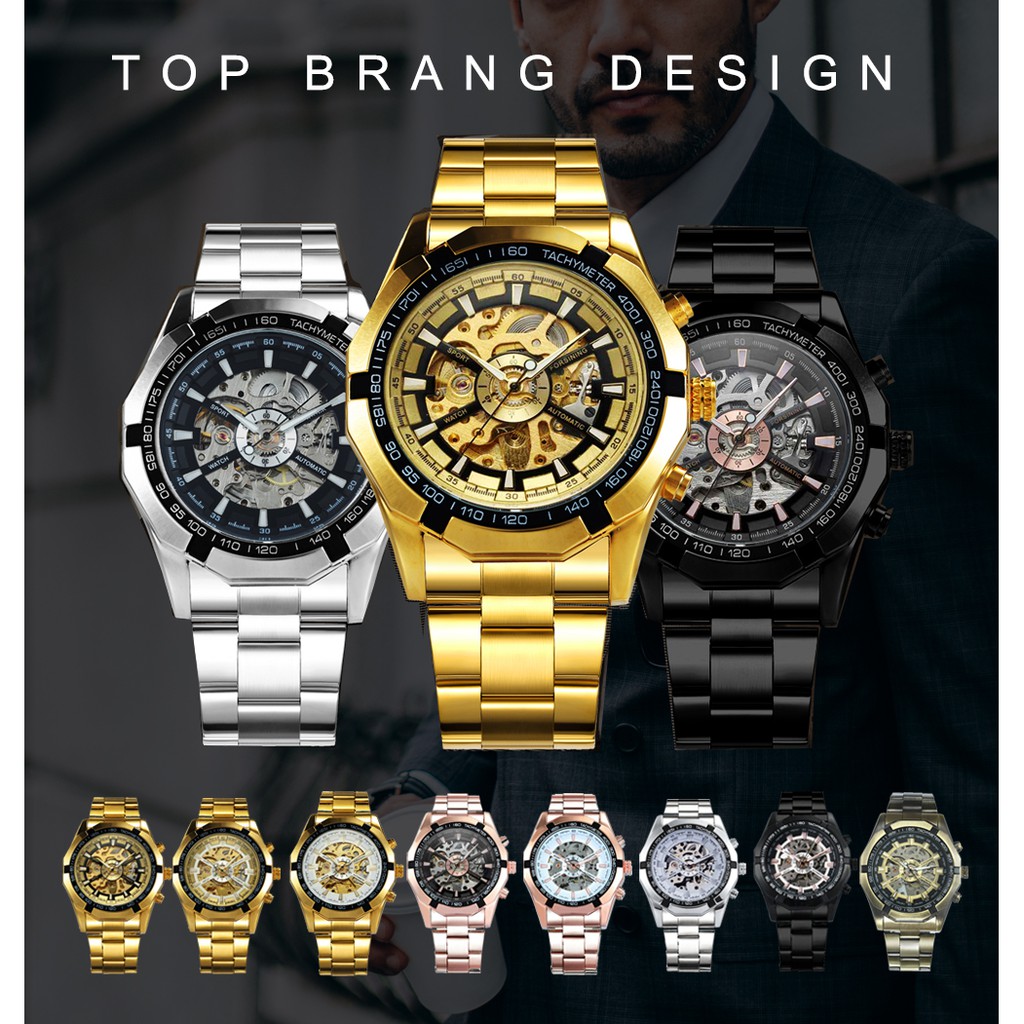 Đồng Hồ Cơ Nam Tự Động Chính Hãng Forsining Automatic Dây Kim Loại Cao Cấp Đẹp Giá Rẻ | BigBuy360 - bigbuy360.vn